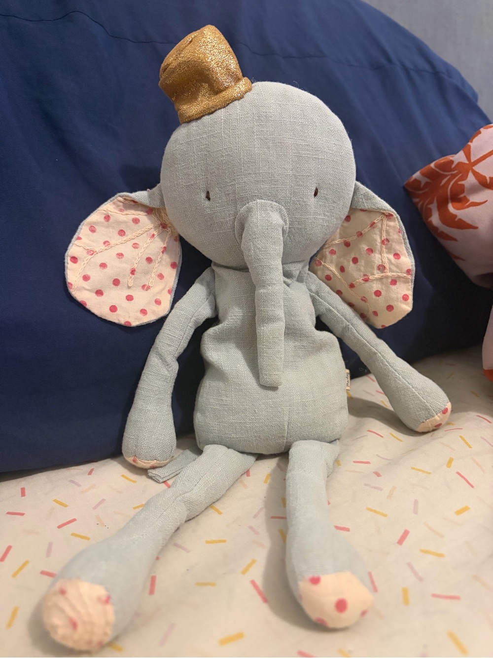 Maileg Circus Friends Blue Elephant Retired